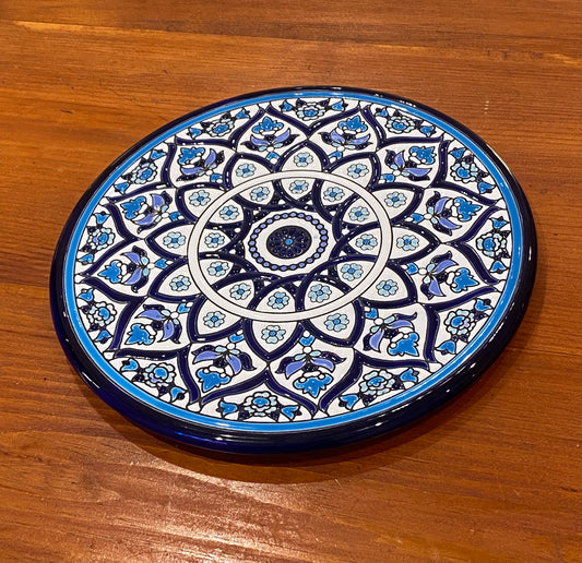 Andalusi Plate - 24cm - blue