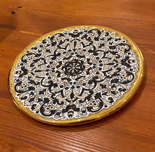 Andalusi Plate 29cm - Gold